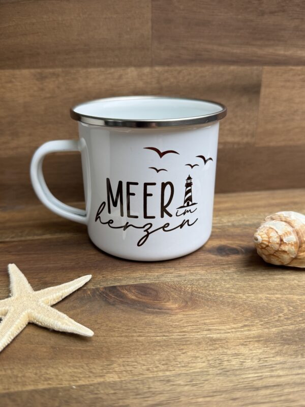 Tasse „Meer im Herzen“